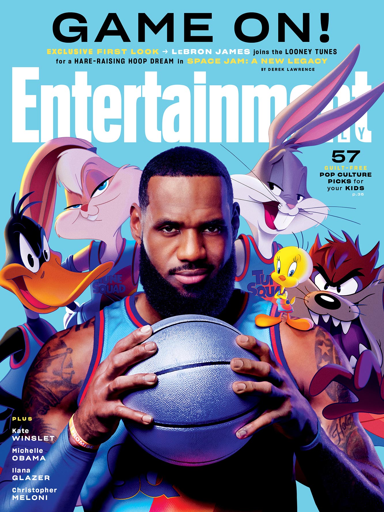 LeBron James e turma do Pernalonga estampam capa de ...